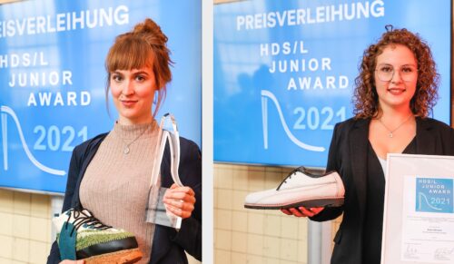 HDS/L Junior-Award-Gewinnerinnen Maike Godejohann (li.) und Anna Allmaier (Foto: Gallery Shoes/HDS/L)