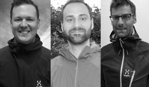 v.l.n.r.: Moritz Leidler, Matthias Graf und Benjamin Krauth (Foto: Haglöfs)