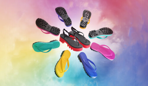 Alle Farben des Regenbogens in der neuen Havaianas-Kollektion (Foto: Havaianas)