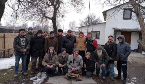 Picard unterstützt die Helfer der ukrainischen Hilfsorganisation Dobrotschynez (Foto: Picard)