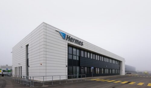Hermes Logistik-Center Berlin-Brandenburg in Ketzin/Havel. (Foto: Hermes)