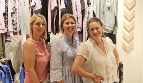 Das neue Hummel Kids Sales-Team: v.l.n.r. Julia-Ella Van Staa, Susanna Heußner und Loredana Torsiglieri (Foto: Hummel)