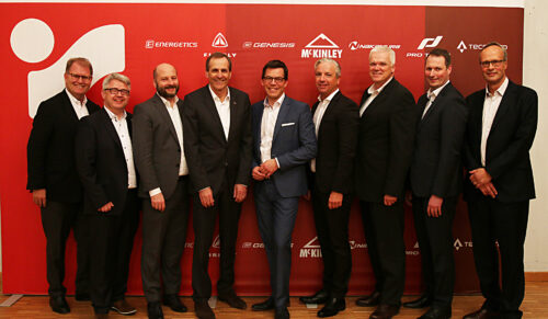 Der Intersport-Aufsichtsrat (v.l.n.r.): Dr. Werner Holzmayer, Jürgen Kettschau, Fabian Engelhorn, Udo Siebzehnrübl, Knud Hansen, Harald Schedl, Hansjörg Staehle, Oliver Krumholz und Stefan Thurner.