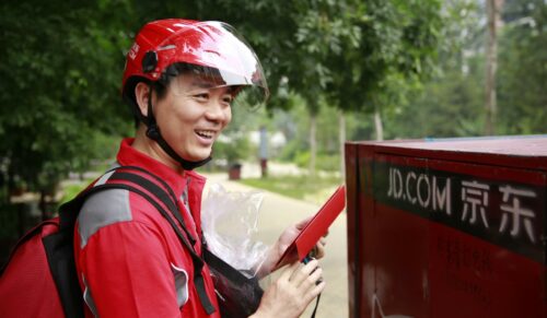 Hier liefert der Chef noch selbst: Richard Liu, CEO von JD.com (Foto: JD.com)