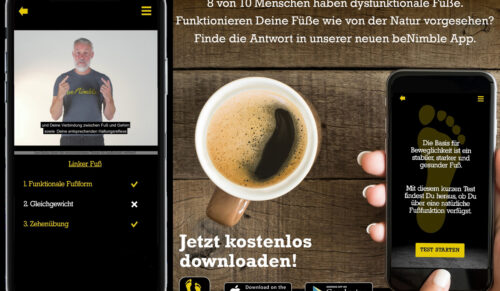 Bär Schuhe launcht Joe Nimble Health-App ’be Nimble‘ (Foto: Bär GmbH)