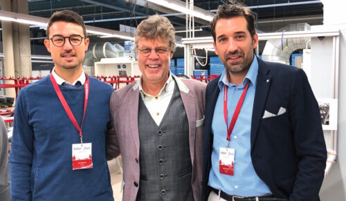 Karl Müller IV., Karl Müller III. und Claudio Minder (Foto: Joya)