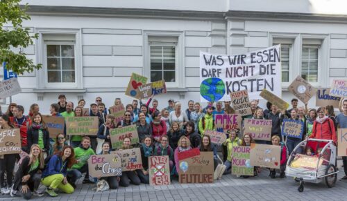 Vaude im Klimastreik (Foto: Vaude)
