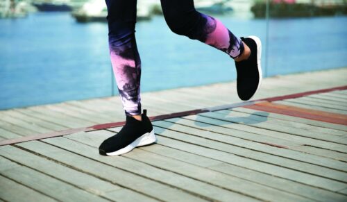 Der gestrickte Schuh (Foto: Lenzing AG)