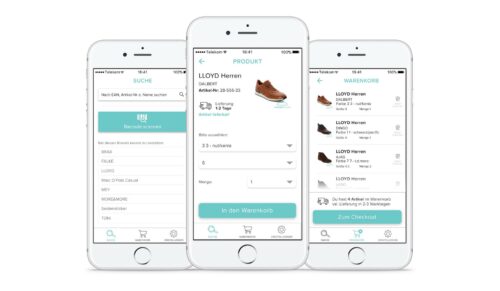 Clara-App von Lloyd Shoes (Foto: Lloyd)