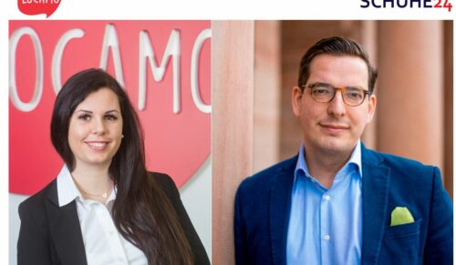 Laura Böttcher, Dr. Dominik Benner (Foto: Schuhe24)