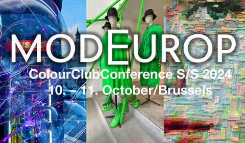Modeurop entwickelt die Farbtrends für F/S 2024 (Foto: Modeurop)