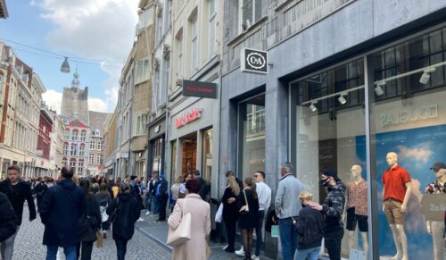 Shopping in Maastricht am 1. Mai (Foto: Redaktion)