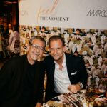 Die Marc Cain Fashion Show auf der Berlin Fashion Week. Von links nach rechts: Thomas Weckerlein (Wöhrl), Diana Brajkovic (Marc Cain)(Foto: Marc Cain)
