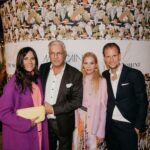 Die Marc Cain Fashion Show auf der Berlin Fashion Week. Von links nach rechts: Bettina Zimmermann, Helmut Schlotterer (Marc Cain), Anna Loos, Dirk Büscher (Marc Cain)(Foto: Marc Cain)