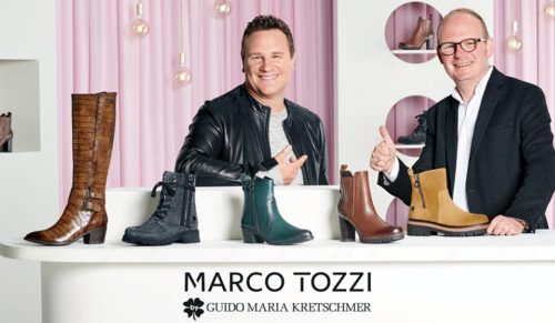 Guido Maria Kretschmer 
und Christian Böhm beim TV-Spot Dreh. (Foto: MARCO TOZZI)