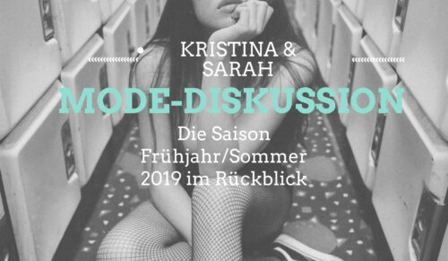 Mode-Diskussion: Die Redakteurinnen Kristina & Sarah sprechen über die Trends der Saison Frühjahr/Sommer 2019. (Foto: Unsplash)