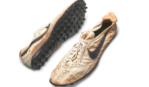 'The 1972 Nike Waffle Racing Flat 'Moon Shoe' kommt bei Sotheby´s unter den Hammer. (Foto: Sotheby´s)