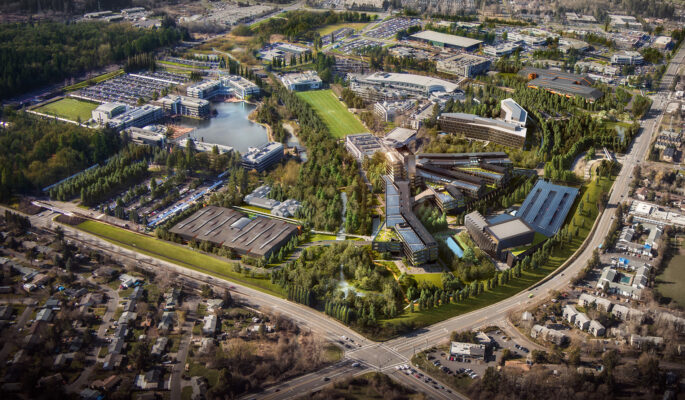 Das Nike-Headquarter in Beaverton im Bundesstaat Oregon. (Foto: Nike)