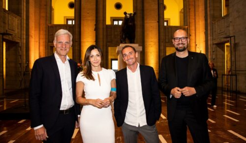Von links nach rechts: Stephan Schwarz, Anita Tillmann, Jörg Arntz und Michael Biel (Foto: Clemens Porikys)
