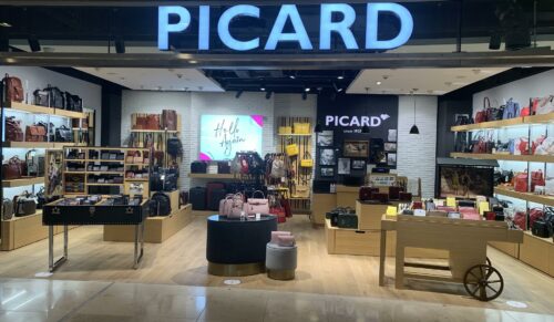 Auf 60 qm am Berliner Flughafen vertreten: der Taschenspezialist Picard. (Foto: Picard) 