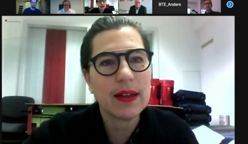 Online-Pressekonferenz mit BLE-Präsidentin Nina Kiesow. (Foto: Screenshot)