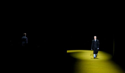 Fashion Show von Prada Menswear für H/W 22/23. (Foto: Martin Veit)