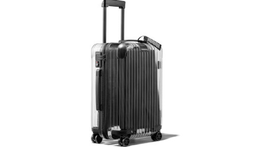 Ordentlich packen: Die Koffer aus der Kooperation zwischen Rimowa und Off-White sind vollständig transparent. (Foto: Rimowa)