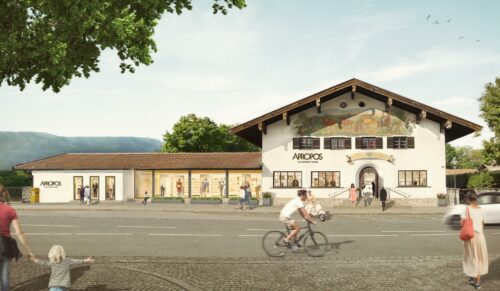 Hier soll die zweite Dependance von Apropos The Concept Store am Tegernsee entstehen.