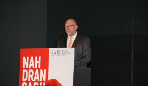 SABU-Vorstandssprecher Ulrich Rau während der Generalversammlung (Foto: SABU)