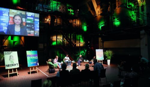 Neben den neuen Schuhkollektionen gab es in Düsseldorf ein vielseitiges Rahmenprogramm, unter anderem den Talk Sneakers & Speakers am ersten Messetag. (Foto: Igedo Company)