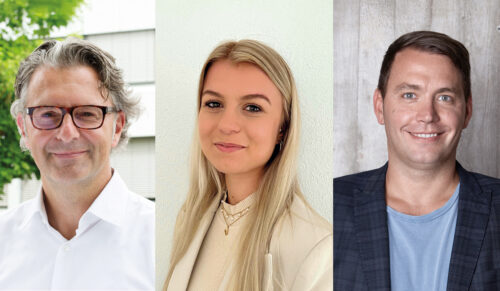 SABU-Geschäftsführer Stephan Krug, Vivien Heller, Projektmanagerin Online-Medien und Content, und Andreas Rauscher, Geschäftsführender Gesellschafter der Agentur BSS (Fotos: SABU, BSS)