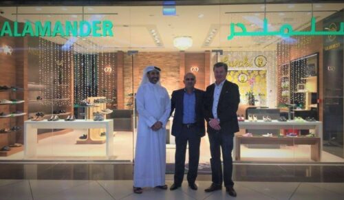 Neuer Salamander-Store in der Tawar Mall in Doha (Foto: Salamander)