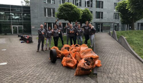 Samsonite engagierte sich beim World Clean Up Day. (Foto: Samsonite)