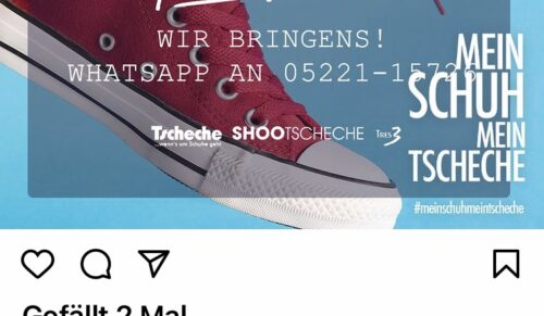Schuhhaus Tscheche aus Herford auf Instagram