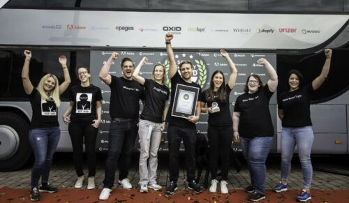 Das Team von Josef Seibel mit dem Shop Usability Award. (Foto: Maximilian Prechtel)