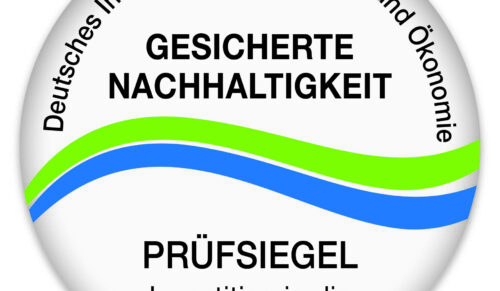 Das Prüfsiegel des Deutschen Instituts für Nachhaltigkeit (Foto: Collonil)