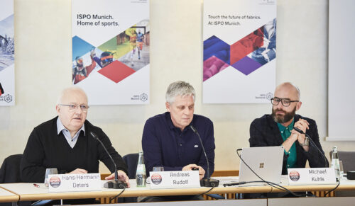 v.l.n.r. Hans-Hermann Deters, Andreas Rudolf und Michael Kuhls (Foto: Ispo Munich)