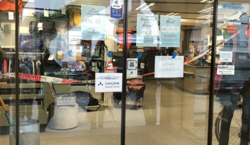 Einbruch beim Schuhhaus Stadler in Mosbach (Foto: Schuhhaus Stadler)