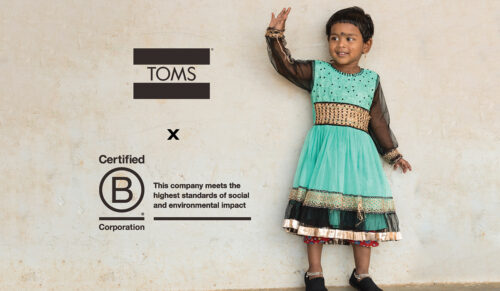 Toms ab sofort B Corp-zertifiziert (Foto: Toms)