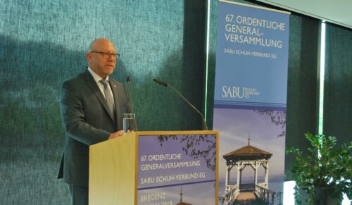 Ulrich Rau, Sprecher des Vorstands der Sabu Schuh-Verbund eG (Foto: Redaktion)