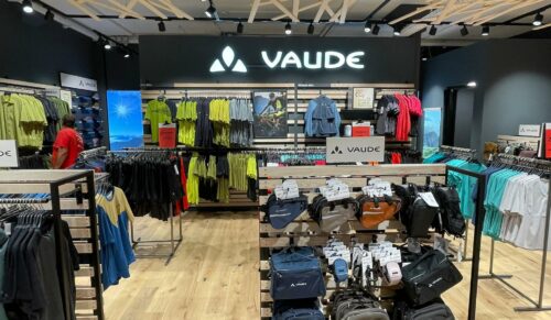 Der Outlet Store hat eine Verkaufsfläche von rund 185 qm. (Foto: Vaude)