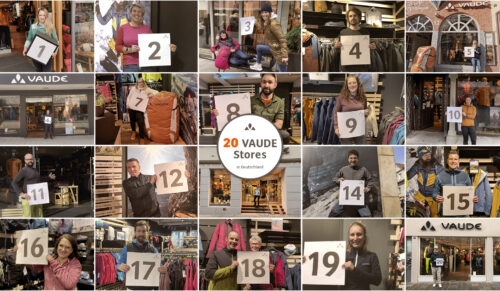 Wachsendes Partnerschaftskonzept: die Franchise-Stores von Vaude. (Collage: Vaude)