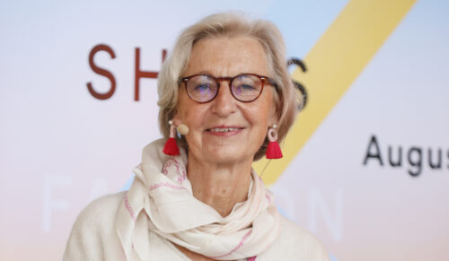 Brigitte Wischnewski auf der BDSE-Pressekonferenz, die im August 2021 auf der Gallery Shoes stattfand. (Foto: Igedo)