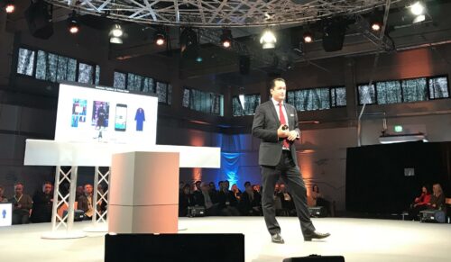 Vortrag zu Amazon Fashion auf dem ANWR Zukunftsforum. (Foto: Redaktion)