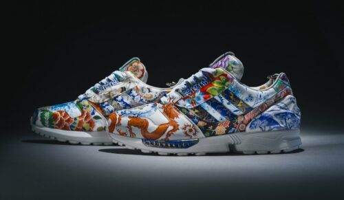 Sneaker aus der Kooperation von Meissen und Adidas. (Foto: Meissen)