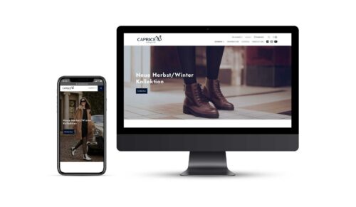 Der neue Internetauftritt von Caprice