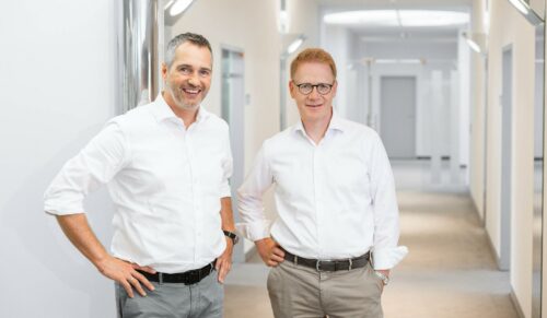 Die Görtz-Geschäftsführer Frank Revermann (li.) und Stephan Tendam. (Foto: Görtz)