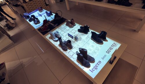 Die Präsentation der Kollektion von Legero und Gore-Tex in der Humanic-Filiale in Graz. (Foto: Legero)