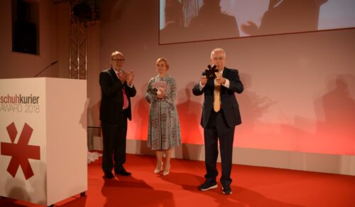 schuhkurier AWARD 2018 für das Lebenswerk geht an Hans-Joachim Wolter von Finn Comfort