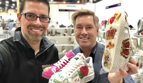 Georg Mahn und Kay Zimmer in den USA. (Foto: Schuhplus)